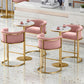 Glam 1/3/5 Pieces Bar Table Set Rectangle Stone Counter Table with High Stools for Kitchen Clearhalo 'Bar Furniture' 'furn' 'furn_home_bar_bar_sets' 'Furniture' 'Home Bars & Bar Sets' 'home_bar_bar_sets' 'Kitchen & Dining Furniture' 5812310