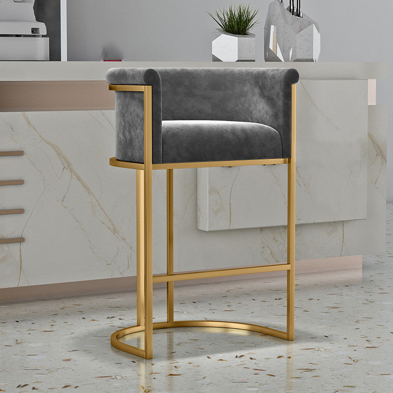 Glam 1/3/5 Pieces Bar Table Set Rectangle Stone Counter Table with High Stools for Kitchen Clearhalo 'Bar Furniture' 'furn' 'furn_home_bar_bar_sets' 'Furniture' 'Home Bars & Bar Sets' 'home_bar_bar_sets' 'Kitchen & Dining Furniture' 5812317