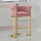 Glam 1/3/5 Pieces Bar Table Set Rectangle Stone Counter Table with High Stools for Kitchen Clearhalo 'Bar Furniture' 'furn' 'furn_home_bar_bar_sets' 'Furniture' 'Home Bars & Bar Sets' 'home_bar_bar_sets' 'Kitchen & Dining Furniture' 5812318