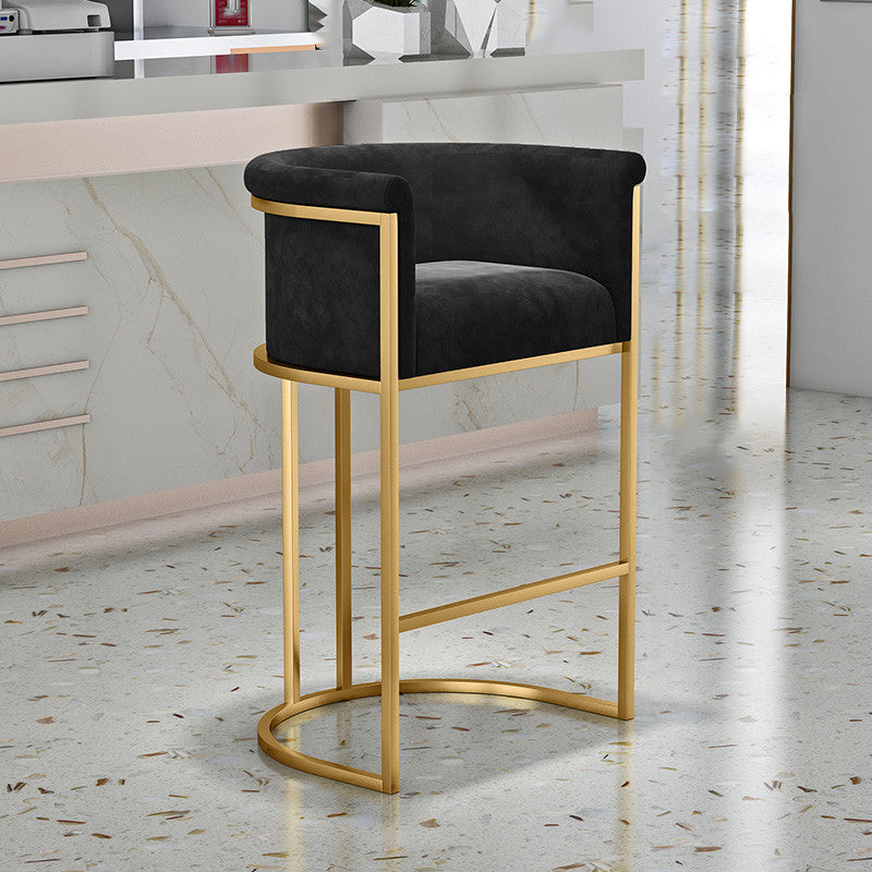 Glam 1/3/5 Pieces Bar Table Set Rectangle Stone Counter Table with High Stools for Kitchen Clearhalo 'Bar Furniture' 'furn' 'furn_home_bar_bar_sets' 'Furniture' 'Home Bars & Bar Sets' 'home_bar_bar_sets' 'Kitchen & Dining Furniture' 5812320