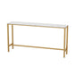 Glam 1/3/5 Pieces Bar Table Set Rectangle Stone Counter Table with High Stools for Kitchen Clearhalo 'Bar Furniture' 'furn' 'furn_home_bar_bar_sets' 'Furniture' 'Home Bars & Bar Sets' 'home_bar_bar_sets' 'Kitchen & Dining Furniture' 5812324