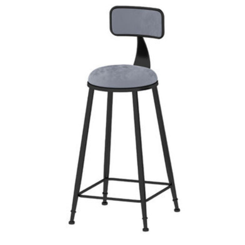 Modern 1/7 Pieces Bar Table Set Rectangle Stone Counter Table with High Stools for Cafe Grey 30"H Stool (Single) Clearhalo 'Bar Furniture' 'furn' 'furn_home_bar_bar_sets' 'Furniture' 'Home Bars & Bar Sets' 'home_bar_bar_sets' 'Kitchen & Dining Furniture' 5812343