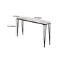Modern 1/7 Pieces Bar Table Set Rectangle Stone Counter Table with High Stools for Cafe Clearhalo 'Bar Furniture' 'furn' 'furn_home_bar_bar_sets' 'Furniture' 'Home Bars & Bar Sets' 'home_bar_bar_sets' 'Kitchen & Dining Furniture' 5812350