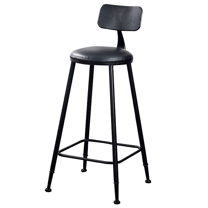 Industrial 1/7 Pieces Bar Table Set Rectangle Wood Counter Table with High Stools for Cafe