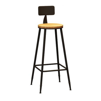 Ensemble de Table de Bar moderne 1/7 pièces, Table de comptoir rectangulaire en bois avec pour magasin de thé au lait