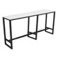 Modern 1/7 Pieces Bar Table Set Rectangle Stone Counter Table with High Stools for Balcony Clearhalo 'Bar Furniture' 'furn' 'furn_home_bar_bar_sets' 'Furniture' 'Home Bars & Bar Sets' 'home_bar_bar_sets' 'Kitchen & Dining Furniture' 5812422