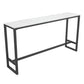 Modern 1/7 Pieces Bar Table Set Rectangle Stone Counter Table with High Stools for Balcony Clearhalo 'Bar Furniture' 'furn' 'furn_home_bar_bar_sets' 'Furniture' 'Home Bars & Bar Sets' 'home_bar_bar_sets' 'Kitchen & Dining Furniture' 5812423