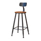 Ensemble de Table de Bar moderne 1/5 pièces, Table de comptoir rectangulaire en bois avec tabourets pour cour