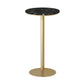 Glam 1/3/5 stuks staaftafel set rond stenen aanrecht met hoge ontlasting voor café