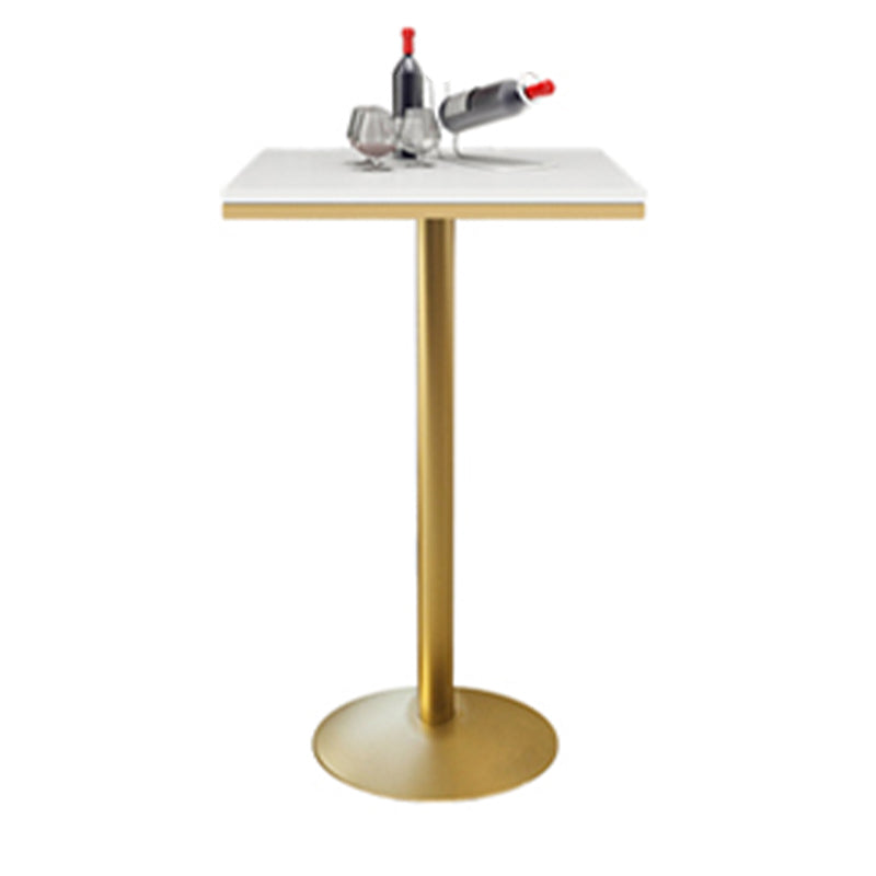 Glam 1/3/5 stuks staaftafel set rond stenen aanrecht met hoge ontlasting voor café