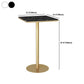 Glam 1/3/5 stuks staaftafel set rond stenen aanrecht met hoge ontlasting voor café