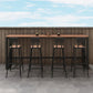 Modern 1/5 Pieces Bar Table Set Rectangle Plastic Wood Counter Table for Courtyard Clearhalo 'Bar Furniture' 'furn' 'furn_home_bar_bar_sets' 'Furniture' 'Home Bars & Bar Sets' 'home_bar_bar_sets' 'Kitchen & Dining Furniture' 5812573