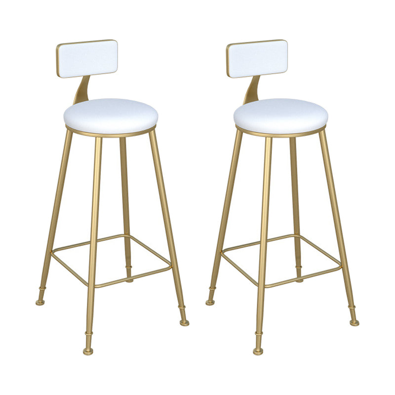 Contemporary 1/2/3 Pieces Bar Table Set Stone Bar Table with Bar Stool Beige 30"H Stools (Set of 2) Clearhalo 'Bar Furniture' 'furn' 'furn_home_bar_bar_sets' 'Furniture' 'Home Bars & Bar Sets' 'home_bar_bar_sets' 'Kitchen & Dining Furniture' 5812607