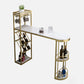 Contemporary 1/2/3 Pieces Bar Table Set Stone Bar Table with Bar Stool Clearhalo 'Bar Furniture' 'furn' 'furn_home_bar_bar_sets' 'Furniture' 'Home Bars & Bar Sets' 'home_bar_bar_sets' 'Kitchen & Dining Furniture' 5812615