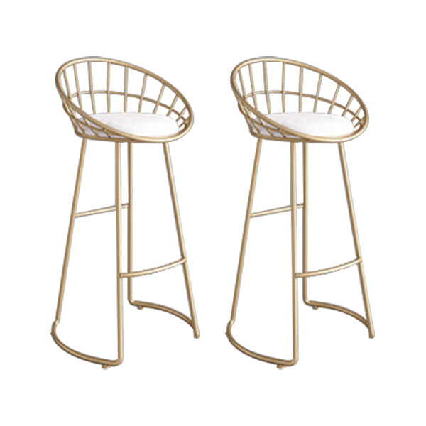 Contemporary 1/2/3/5/7 Pieces Bar Table Set Rectangle Stone Bar Table with Bar Stool Gold 30"H Stools (Set of 2) Clearhalo 'Bar Furniture' 'furn' 'furn_home_bar_bar_sets' 'Furniture' 'Home Bars & Bar Sets' 'home_bar_bar_sets' 'Kitchen & Dining Furniture' 5812652