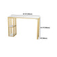 Glam 1/3 Pieces Bar Table Set Rectangle Stone Counter Table with High Stools for Cafe Clearhalo 'Bar Furniture' 'furn' 'furn_home_bar_bar_sets' 'Furniture' 'Home Bars & Bar Sets' 'home_bar_bar_sets' 'Kitchen & Dining Furniture' 5812687