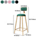 Glam 1/3 Pieces Bar Table Set Rectangle Stone Counter Table with High Stools for Cafe Clearhalo 'Bar Furniture' 'furn' 'furn_home_bar_bar_sets' 'Furniture' 'Home Bars & Bar Sets' 'home_bar_bar_sets' 'Kitchen & Dining Furniture' 5812691