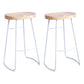 Ensemble de table de bar contemporain 1/2/3 pièces Table de bar rectangulaire en bois avec tabouret de bar