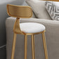 Glam 1/2/3-teiliges Bartisch-Set, rechteckiger Marmor-Bartisch mit Barhocker