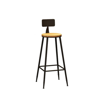 Modern Bar Table Set 1/7 Pieces Rectangle Pine Wood Counter Table for Shop Wood 29"H Stool (Single) Clearhalo 'Bar Furniture' 'furn' 'furn_home_bar_bar_sets' 'Furniture' 'Home Bars & Bar Sets' 'home_bar_bar_sets' 'Kitchen & Dining Furniture' 5812736