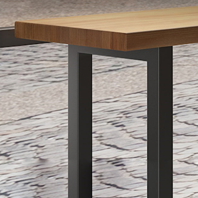 Modern Bar Table Set 1/7 Pieces Rectangle Pine Wood Counter Table for Shop Clearhalo 'Bar Furniture' 'furn' 'furn_home_bar_bar_sets' 'Furniture' 'Home Bars & Bar Sets' 'home_bar_bar_sets' 'Kitchen & Dining Furniture' 5812743