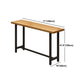 Modern Bar Table Set 1/7 Pieces Rectangle Pine Wood Counter Table for Shop Clearhalo 'Bar Furniture' 'furn' 'furn_home_bar_bar_sets' 'Furniture' 'Home Bars & Bar Sets' 'home_bar_bar_sets' 'Kitchen & Dining Furniture' 5812750