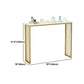 Juego de mesa de bar rectangular Glam, mesa de bar de piedra de 1/2/5 piezas con taburetes altos