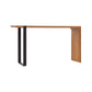 Ensemble de Table de pub rectangulaire luxueuse, 1/2 pièces, comptoir en bois avec tabourets sans dossier