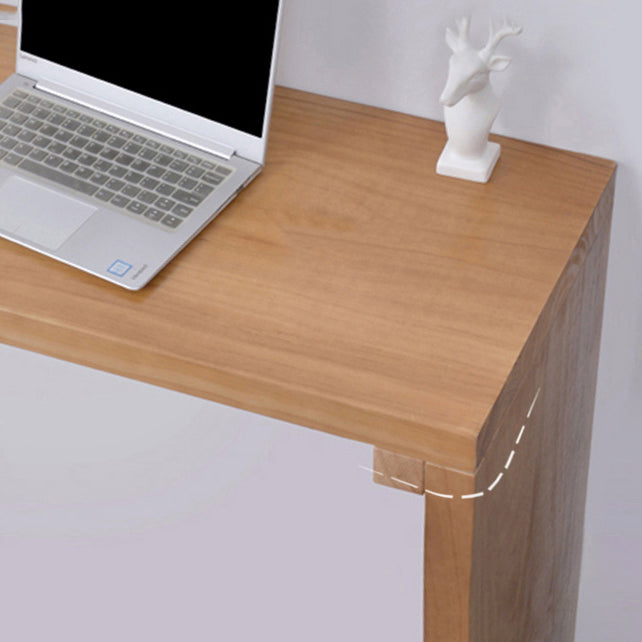 Ensemble de Table de pub rectangulaire luxueuse, 1/2 pièces, comptoir en bois avec tabourets sans dossier