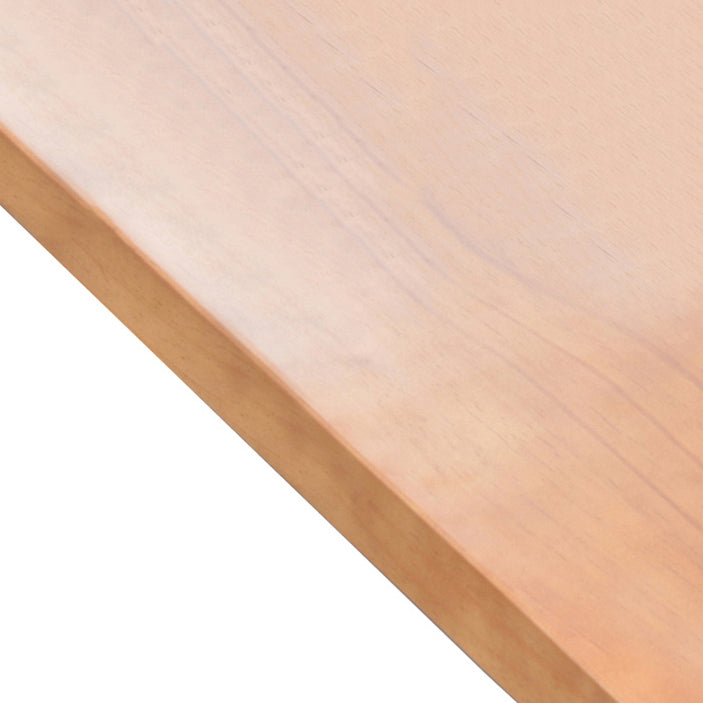 Ensemble de Table de pub rectangulaire luxueuse, 1/2 pièces, comptoir en bois avec tabourets sans dossier