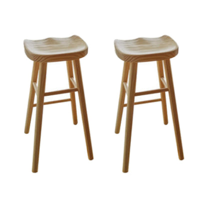 Glam 1/2/3 Pieces Bar Table Set Rectangle Bar Table with Wooden High Stools