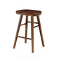 Modern Backless Counter Stool Armless Solid Wood Footrest Bar Stool Black 1 Piece Short Stool(22"H) Clearhalo 'Bar Furniture' 'Bar Stools' 'bar_stools' 'furn' 'furn_bar_stools' 'Furniture' 'Kitchen & Dining Furniture' 5812828
