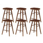 Modern Backless Counter Stool Armless Solid Wood Footrest Bar Stool Black 6 Piece Set Short Stool(22"H) Clearhalo 'Bar Furniture' 'Bar Stools' 'bar_stools' 'furn' 'furn_bar_stools' 'Furniture' 'Kitchen & Dining Furniture' 5812857