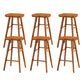 Modern Backless Counter Stool Armless Solid Wood Footrest Bar Stool Distressed Wood 6 Piece Set Counter Stool(26"H) Clearhalo 'Bar Furniture' 'Bar Stools' 'bar_stools' 'furn' 'furn_bar_stools' 'Furniture' 'Kitchen & Dining Furniture' 5812861