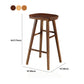 Modern Backless Counter Stool Armless Solid Wood Footrest Bar Stool Clearhalo 'Bar Furniture' 'Bar Stools' 'bar_stools' 'furn' 'furn_bar_stools' 'Furniture' 'Kitchen & Dining Furniture' 5812876