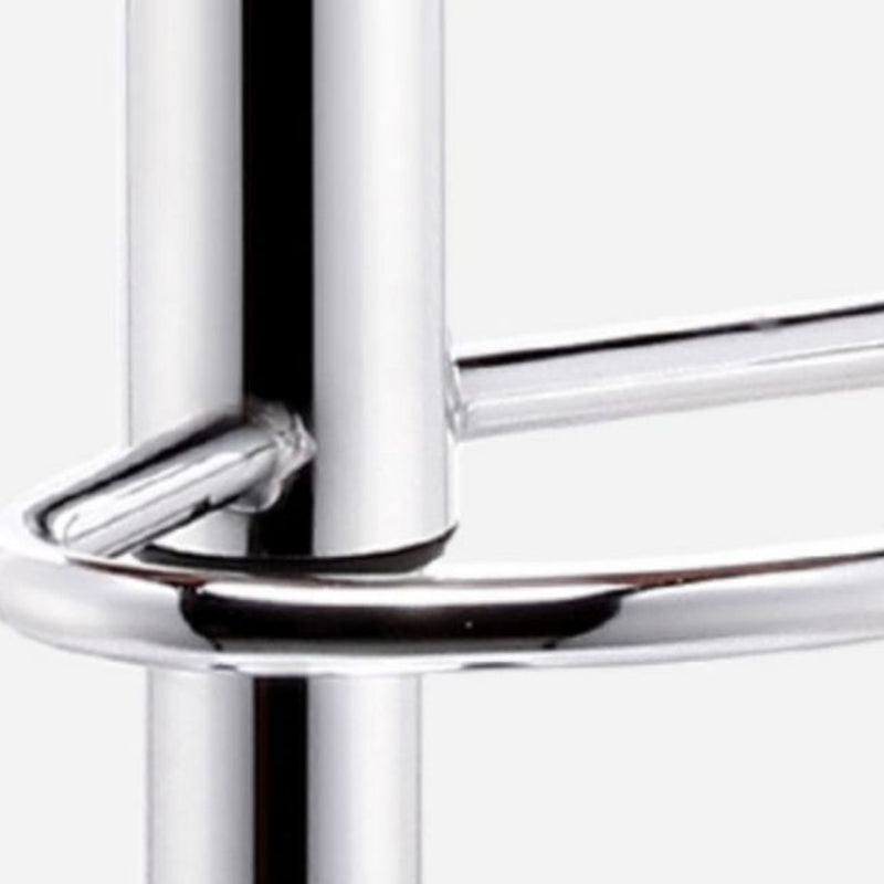 Contemporary Metal Barstool Velvet Footrest Low Back Stool with Swivel in Matte Finish Clearhalo 'Bar Furniture' 'Bar Stools' 'bar_stools' 'furn' 'furn_bar_stools' 'Furniture' 'Kitchen & Dining Furniture' 5813183