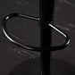 Hedendaagse metalen barstool PU lederen barstools in matte afwerking voor thuis