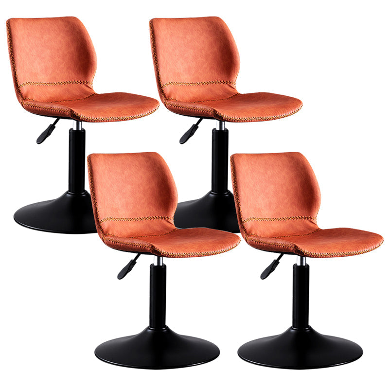 Metal Barstool contemporain Pu Leather Barstools en finition mate pour la maison