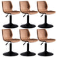 Metal Barstool contemporain Pu Leather Barstools en finition mate pour la maison