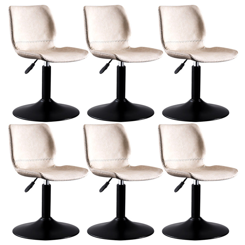 Metal Barstool contemporain Pu Leather Barstools en finition mate pour la maison