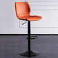 Metal Barstool contemporain Pu Leather Barstools en finition mate pour la maison