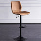 Metal Barstool contemporain Pu Leather Barstools en finition mate pour la maison