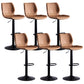 Metal Barstool contemporain Pu Leather Barstools en finition mate pour la maison