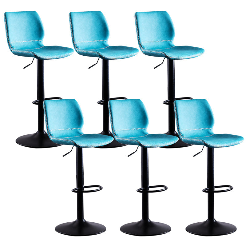 Metal Barstool contemporain Pu Leather Barstools en finition mate pour la maison