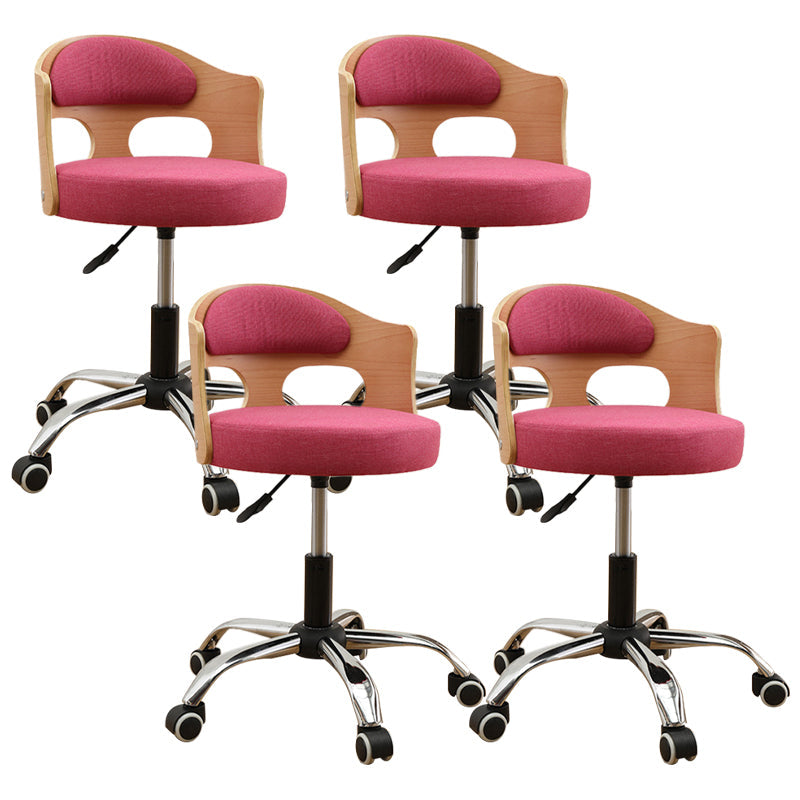 Zeitgenössischer Metall Barstool Faux Leder -Rundsitzschalterschalter mit Drehgelenk