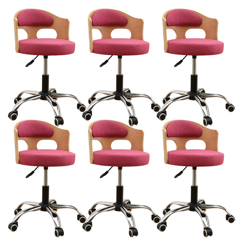 Zeitgenössischer Metall Barstool Faux Leder -Rundsitzschalterschalter mit Drehgelenk