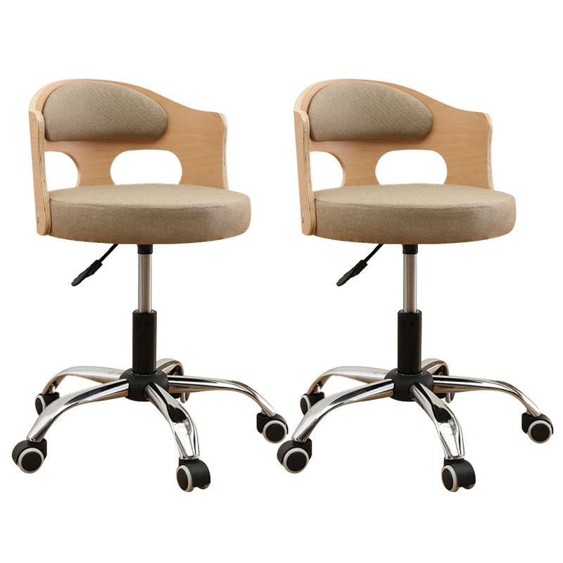 Zeitgenössischer Metall Barstool Faux Leder -Rundsitzschalterschalter mit Drehgelenk