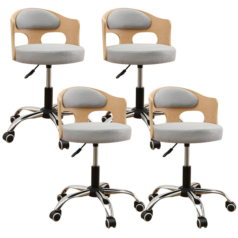 Zeitgenössischer Metall Barstool Faux Leder -Rundsitzschalterschalter mit Drehgelenk