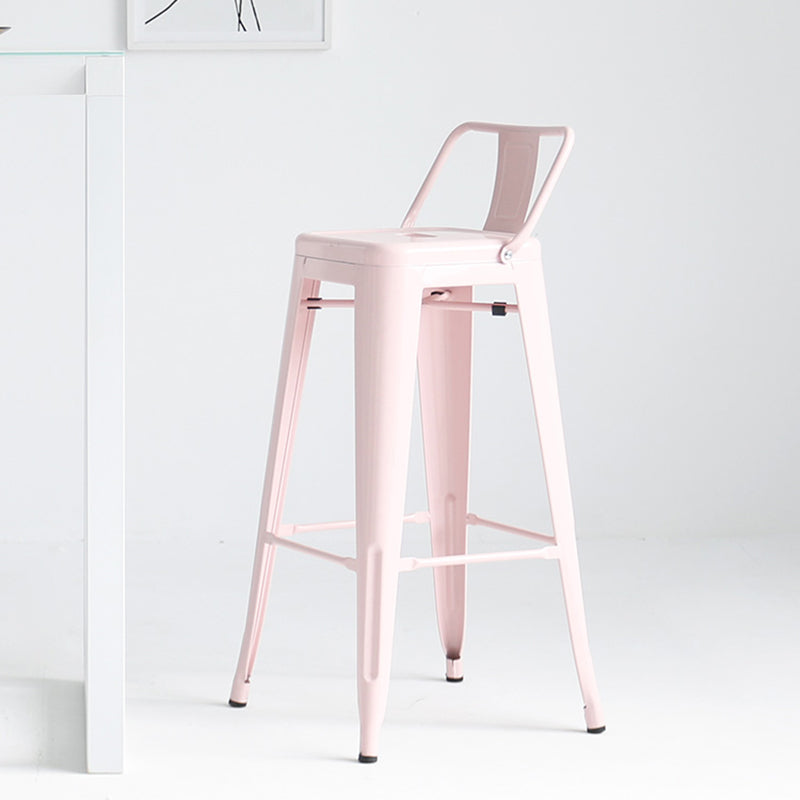 Modern Coffee Shop Sabures Cuadrones de metal cuadrado Bar & Counter Tabres