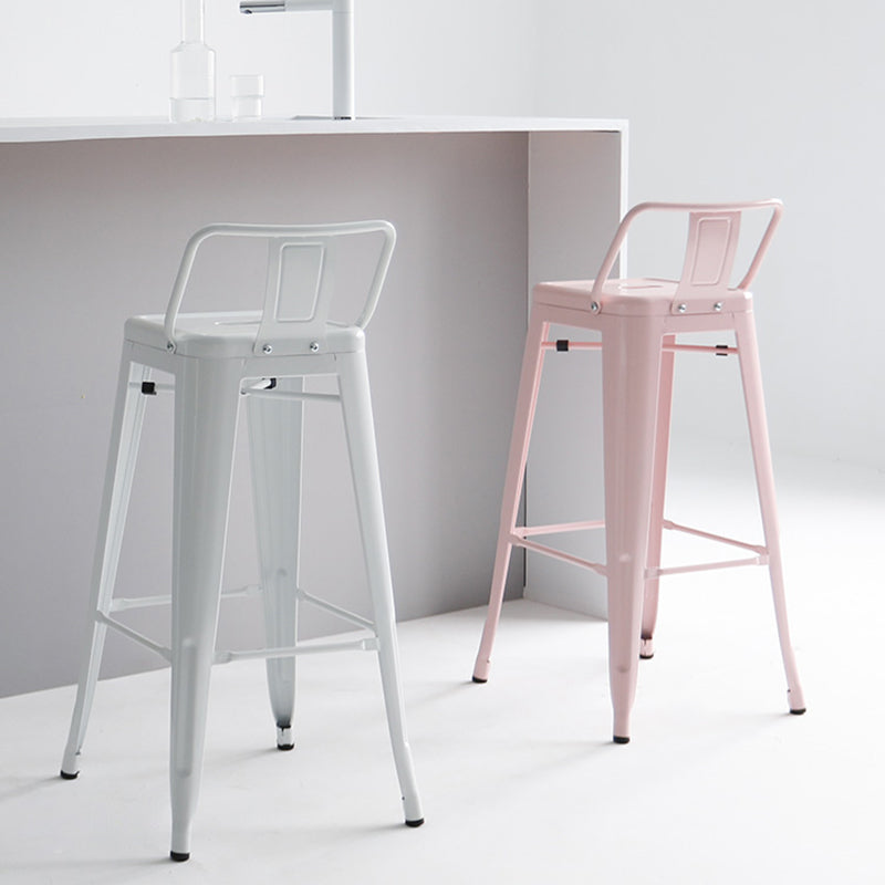 Modern Coffee Shop Sabures Cuadrones de metal cuadrado Bar & Counter Tabres